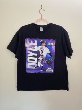 Colorado Rockies Brenton Doyle XL Graphic Tee Collectible Baseball Tee Delta